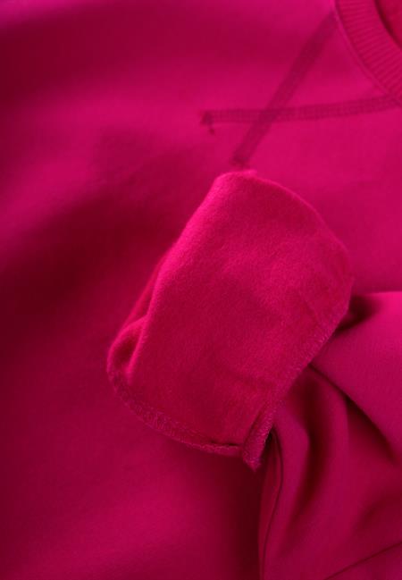 Basic Karyoka Detaylı Sweatshirt Takım 3-8 Yaş Fuşya