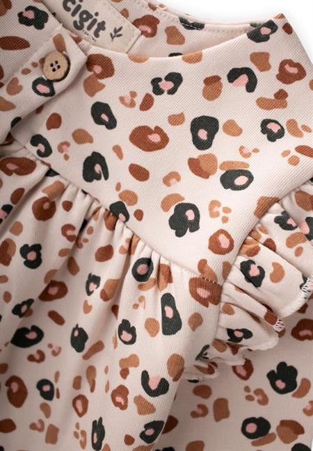 Oversize Desenli Hırka 1-5 Yaş TAŞ