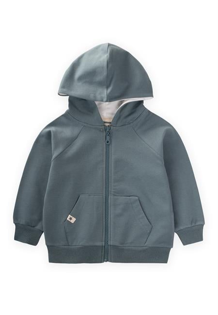 Kapşonlu Fermuarlı Hırka 1-14 Yaş Çağla Yeşili