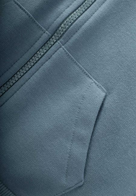 Kapşonlu Fermuarlı Hırka 1-14 Yaş Mint Yeşili