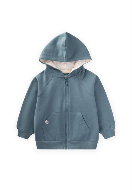 Kapşonlu Fermuarlı Hırka 1-14 Yaş Mint Yeşili