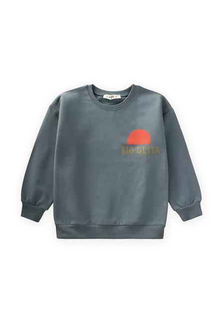 Bıg Olıta Baskılı Sweatshirt 2-10 Yaş Çağla Yeşili