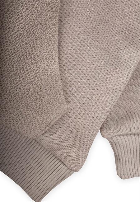 Kapşonlu Sweatshirt 2-10 Yaş Taş