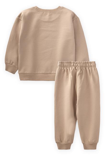 Born To Explore Baskılı Sweatshırt Takım 1-7 Yaş S VİZON