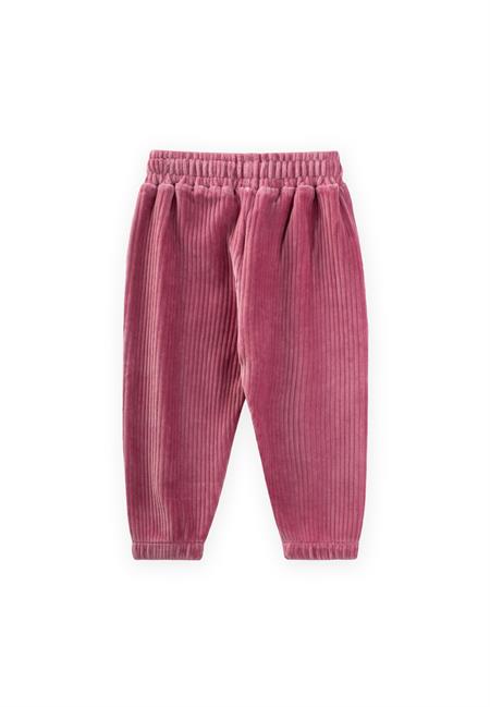 Fitilli Kadife Jogger Pantolon 1-10 Yaş FUŞYA