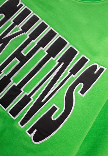 Peackhıns Nakışlı Sweatshırt 9-14 Yaş YEŞİL