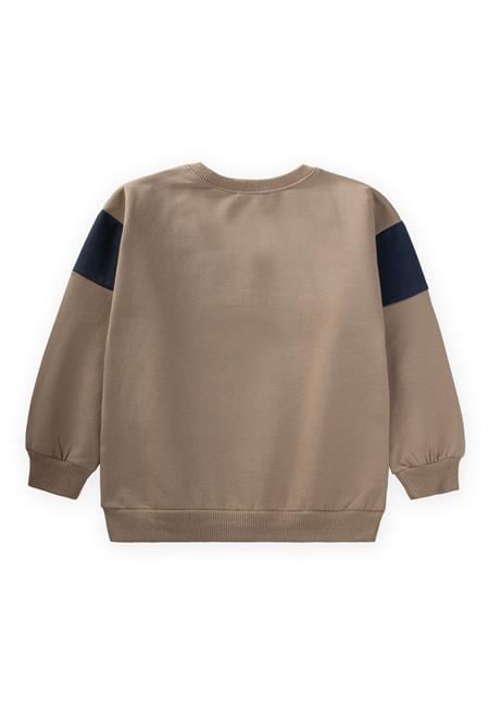 Garni Detaylı Sweatshirt 2-10 Yaş S Vizon