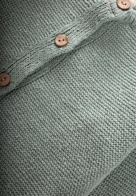 Links Triko Hırka 1-5 Yaş Mint Yeşili