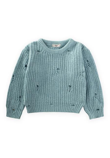 Selanik Triko Kazak 2-8 Yaş Mint Yeşili