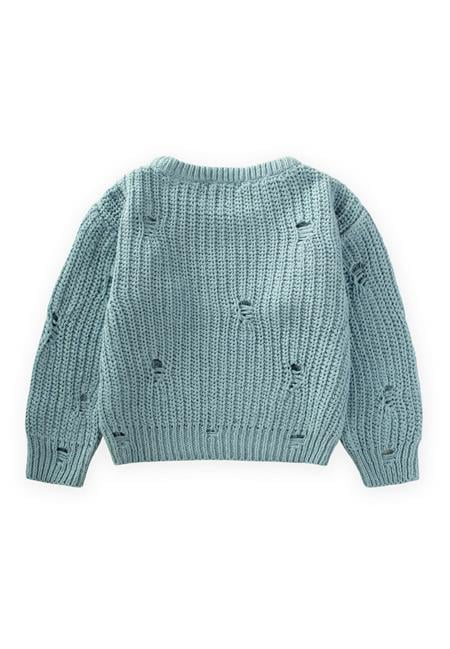 Selanik Triko Kazak 2-8 Yaş Mint Yeşili