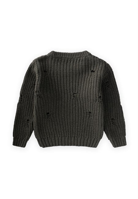 Selanik Triko Kazak 2-8 Yaş HAKİ YEŞİL