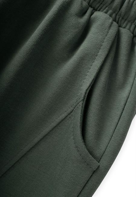 Paçalı Eşofman 8-12 Yaş Haki Yeşil