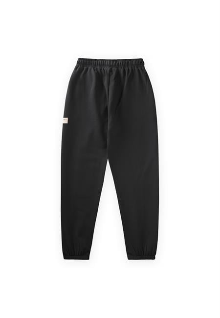 Paçalı Eşofman 8-12 Yaş Siyah