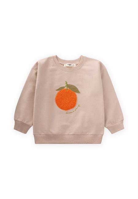 Süzene Nakışlı Sweatshirt 1-7 Yaş BEJ