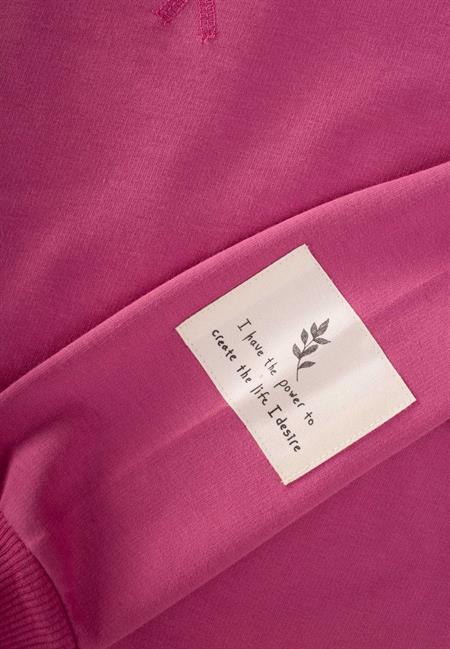 Kadife Taytlı Sweatshirt Takım 2-10 Yaş Fuşya