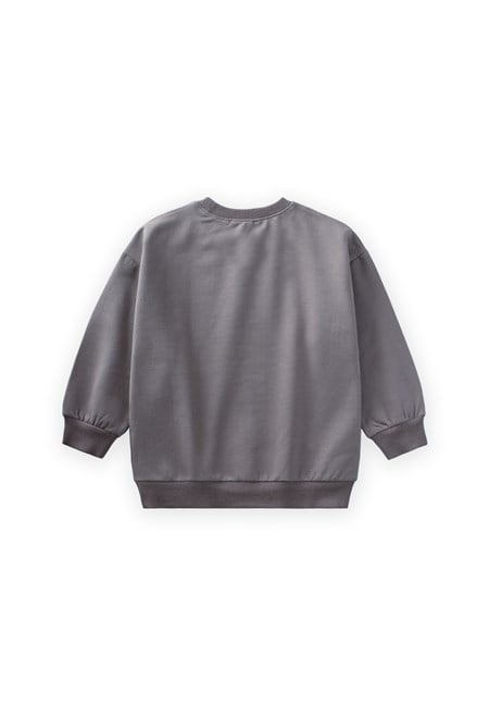 Sweatshırt 2-12 Yaş Gri