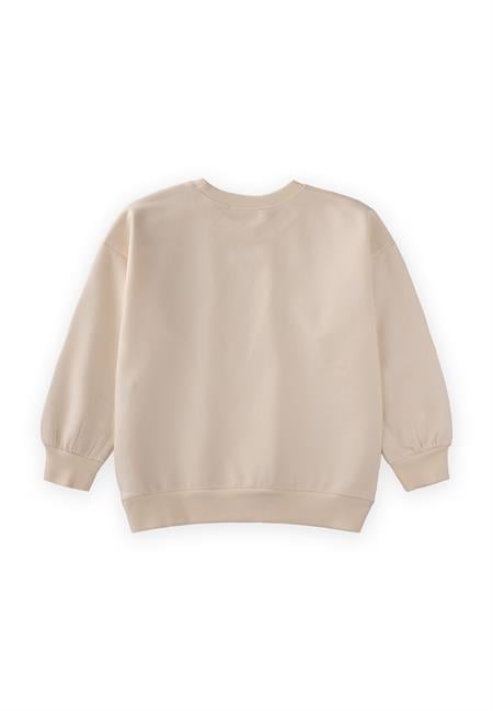 Pullu Sweatshirt 2-10 Yaş Ekru