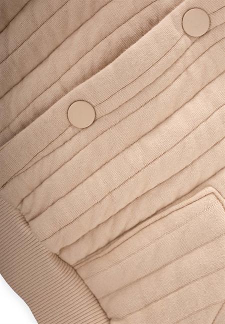 Kapitone Ceket 1-10 Yaş Bej