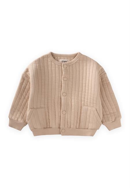 Kapitone Ceket 1-10 Yaş Bej