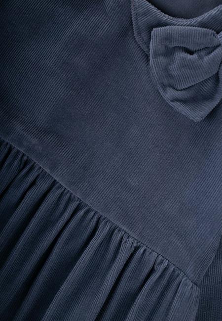 Kadife Elbise 1-8 Yaş LACİVERT