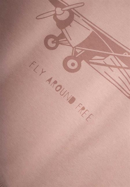 Planör Baskılı Sweatshırt Takım 2-10 Yaş BEJ