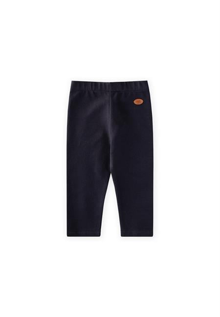 Basic Şardonlu Tayt 1-8 Yaş Lacivert