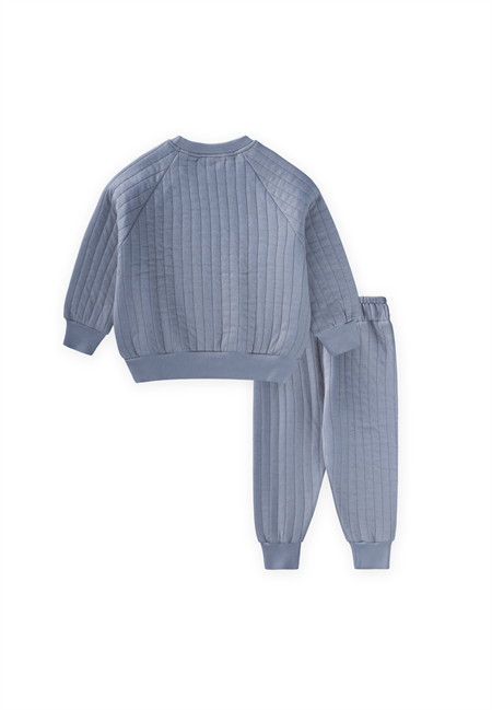 Kapitone Sweatshirt Takım 1-7 Yaş Mint Yeşili