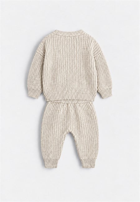 Selanik Triko Takım 1-5 Yaş Naturel