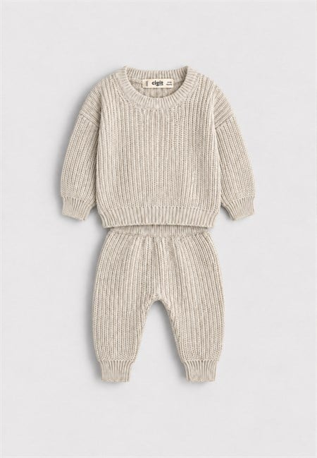Selanik Triko Takım 1-5 Yaş Naturel