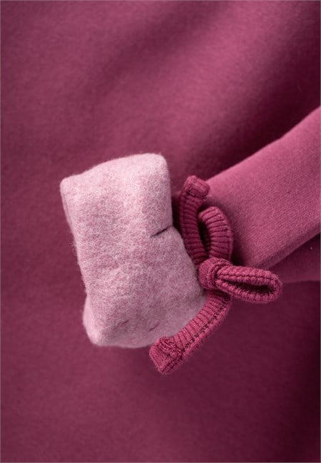 Şardonlu Sweatshirt Takım 2-8 Yaş Fuşya
