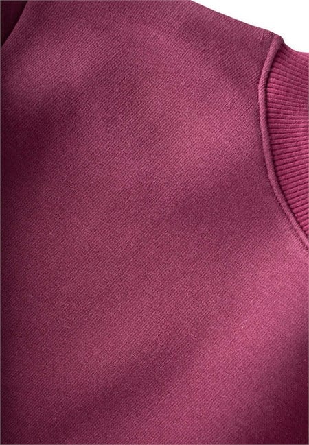 Şardonlu Sweatshirt Takım 2-8 Yaş Fuşya