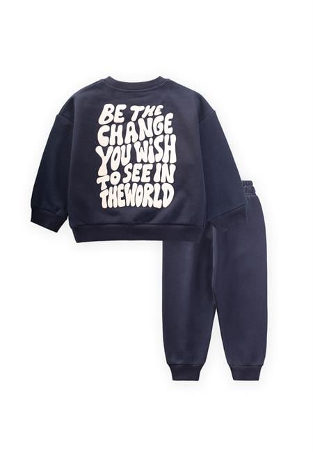 Sweatshirt takım 1-8 Yaş Lacivert