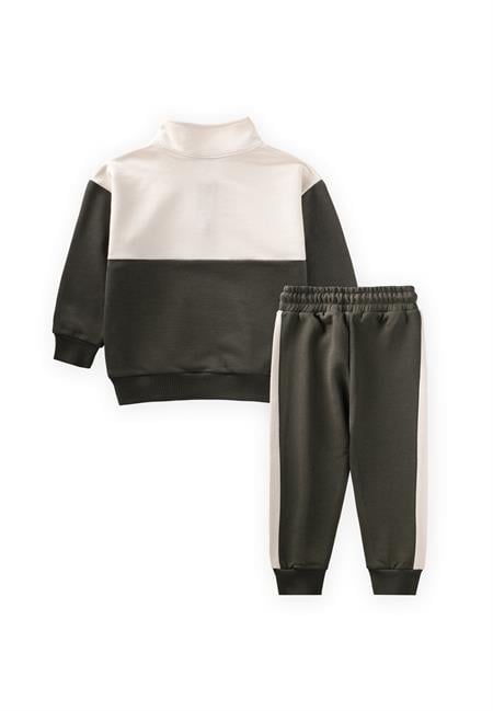 Sweatshirt Takım 2-10 Yaş Haki Yeşil