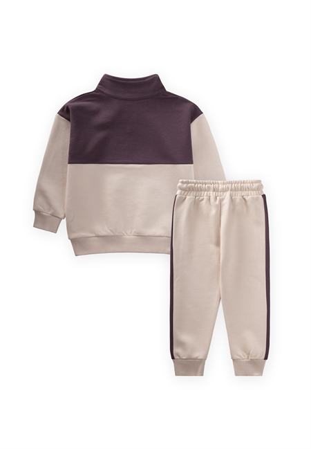 Sweatshirt Takım 2-10 Yaş Mürdüm