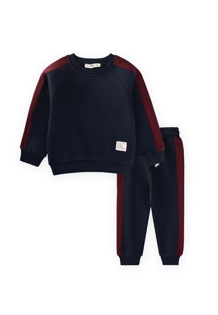 Garnili Sweatshırt Takım 2-8 Yaş LACİVERT