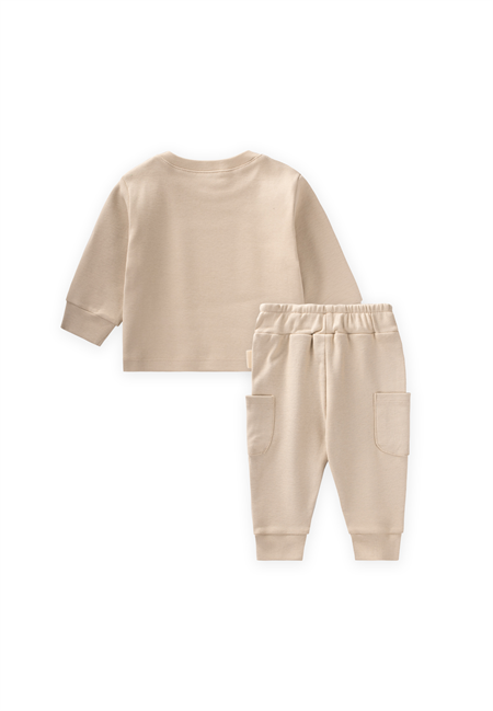 Bebe Takım 0-3 Yaş Bej