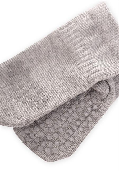 Emekleme Ve Kaymaz Çorap Gri Melanj