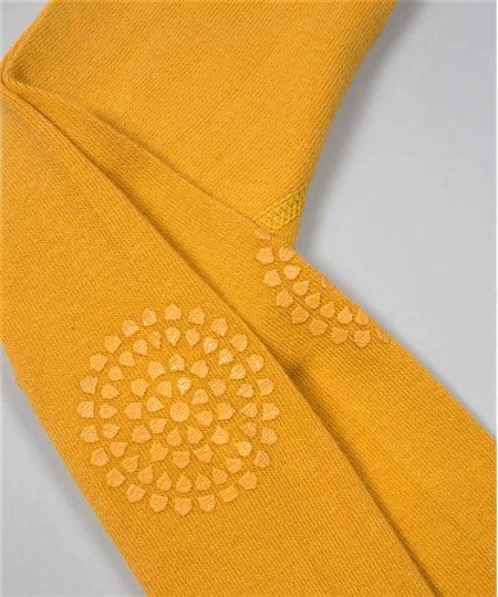 Emekleme Ve Kaymaz Külotlu Çorap 6-24 Ay Hardal Sarı