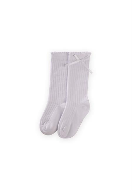 Çocuk Diz Altı Kız Çorap 2-10 Yaş BEYAZ