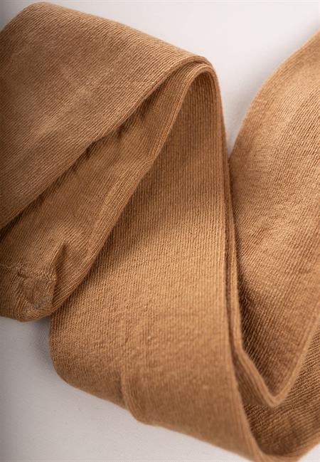 Çocuk Düz Külotlu Çorap 1-13 Yaş Açık Kahve