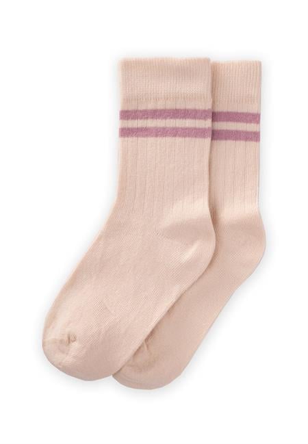 Çemberli Soket Çorap 2-9 Yaş Gül Kurusu