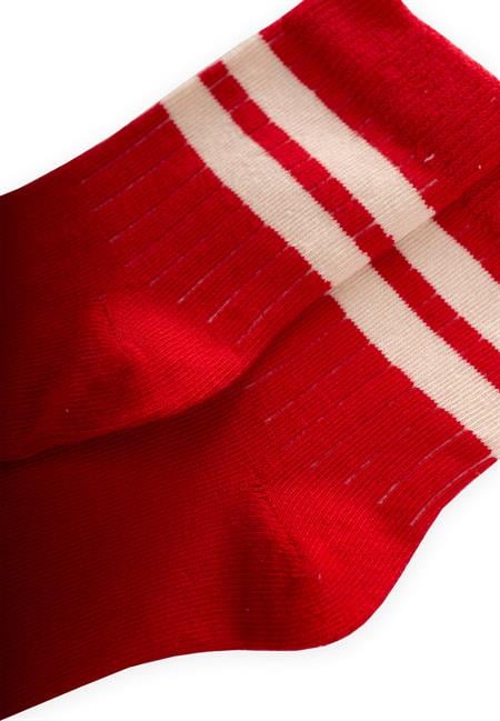 Ham Çizgili Soket 3-8 Yaş Kırmızı