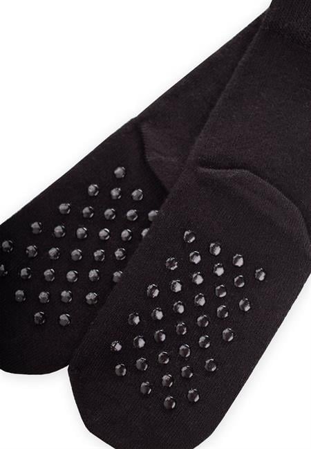 Tabanı ABS li Bambu Çocuk Çorabı SİYAH