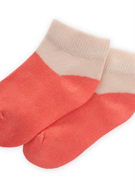 İki Renkli Bebe Patik Çorabı 0-4 Yaş YAVRUAĞZI