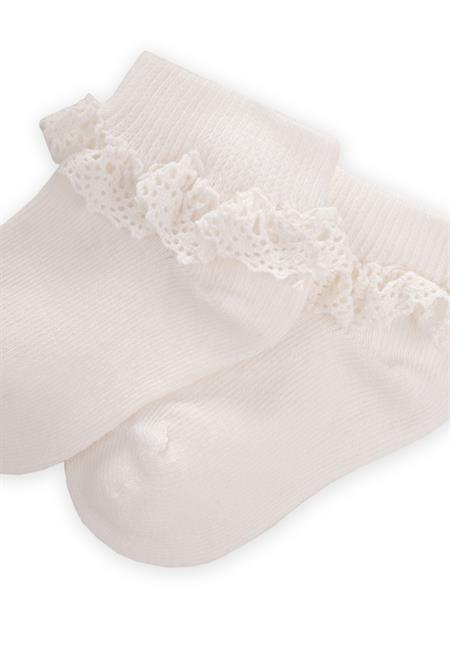 Dantalli Bebe patik Çorabı 0-4 Yaş EKRU