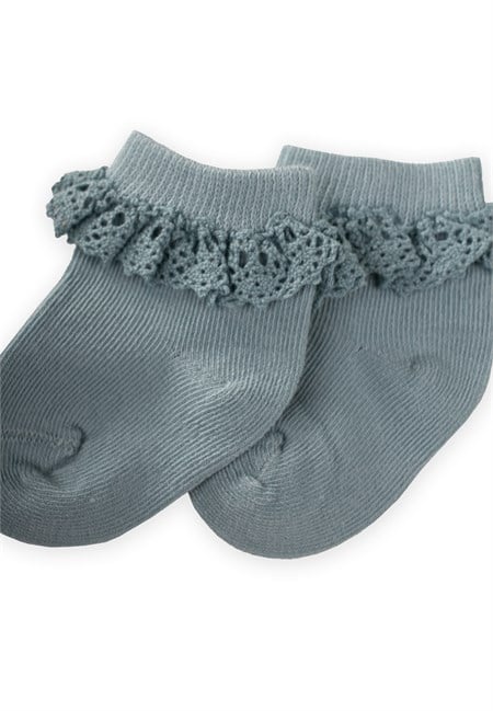 Dantalli Bebe Soket Çorabı 0-4 Yaş Mint Yeşili