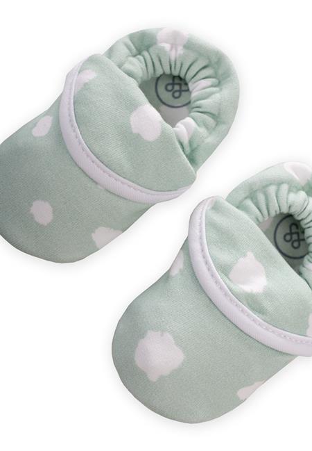 Arkası Lastikli Bebe Patik16-23 Ay SU YEŞİLİ