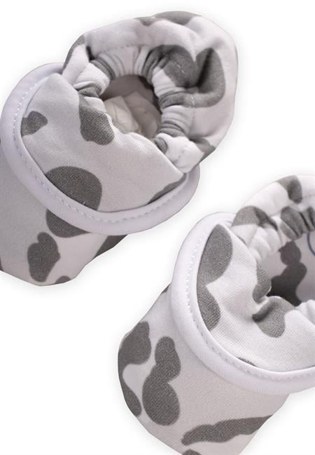 Arkası Lastikli Bebe Patik16-23 Ay Ekru Dalmaçyalı