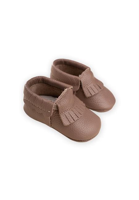 Deri Bebek Ayakkabı 17-21 Numara Bakır