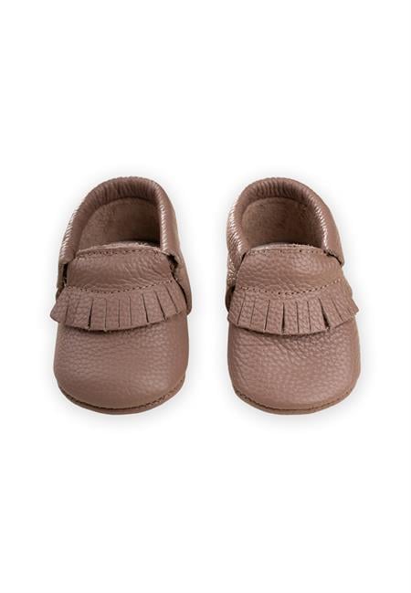 Deri Bebek Ayakkabı 17-21 Numara Bakır